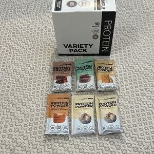 Variety Pack Protein Powder Singles - Assorted Colors